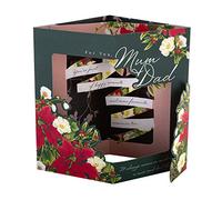 Hallmark Christmas Card for Mum and Dad - Traditional 3D Pop Up Floral Design