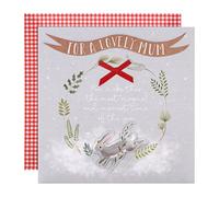 Hallmark Christmas Card For Mum - Traditional Text Based Design