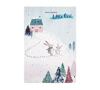 Hallmark Christmas Card for Mummy from Little Girl - Cute Illustrated Design