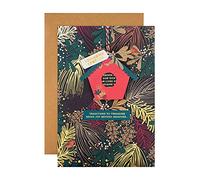 Hallmark Christmas Card for Someone Special - Contemporary Design with Bird House Hanging Attachment