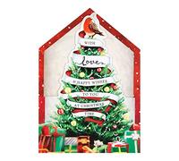 Hallmark Christmas Card 'Happy Wishes'- Medium