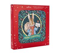 Hallmark Christmas Card, Multipack Christmas Cards, Pack of 16, 2 Designs, Beatrix Potter, Peter Rabbit, With Envelopes