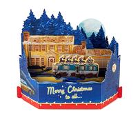 Hallmark Christmas Card, National Lampoon's Vacation, Musical, Light-Up, 3D | Paper Wonder Pop-Out, Blue Accent, Multicoloured, Red Envelope, 15.5x18x11.2cm
