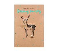 Hallmark Christmas Card - Reindeer with Bow-Tie Design