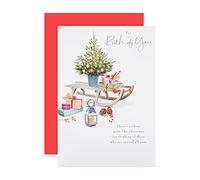 Hallmark Christmas Card To Both - Classic Lucy Cromwell Illustrated Design