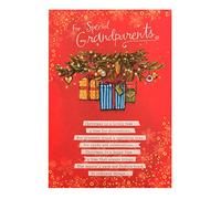 Hallmark Christmas Card to Grandparents 'Special Time' - Medium