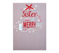Hallmark Christmas Card to Sister 'Let The Celebrations Begin' - Medium