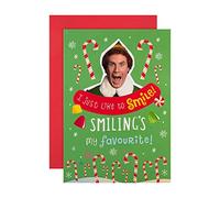 Hallmark Christmas Card, Warner Bros Elf Pop-Up, Smiling's My Favourite