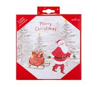 Hallmark Christmas Cards - Pack of 8 in 1 Santa and Sledge Design, 25572263