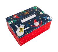 Hallmark Christmas Eve Box for Kids, Illustrated Santa Design | Empty gift box to fill with festive treats
