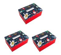 Hallmark Christmas Eve Box for Kids, Santa & Friends Illustrated Design, Gifts for Christmas, Gift Box for Christmas (Pack of 3)