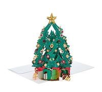 Hallmark Christmas Paper Wonder Card - 3D Festive Tree Design