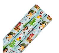 Hallmark Christmas Wrapping Paper, Pack of 3 Gift Wrap, 4M Each, 1 Buddy the Elf Design