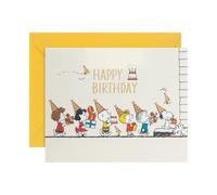 Hallmark Classic PEANUTS SNOOPY 'Pop-Up Party' Birthday Card