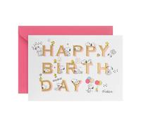 Hallmark Classic PEANUTS SNOOPY 'Tooo You' Birthday Card