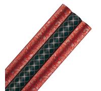 Hallmark Classic Red & Green Christmas Wrapping Paper Multipack - 3 x 3M Rolls (9m)