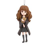 Hallmark Collectable Harry Potter Ornament, Hermione Granger & Book Design | Brown, White, Christmas Tree Decoration, Durable Resin, H9cm x W3.5cm x D3cm, Easy To Hang