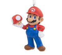 Hallmark Collectable Super Mario - Mario with Super Mushroom Ornament