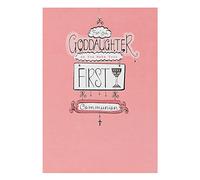 Hallmark Communion Card For Goddaughter 'Love And Pride' - Medium