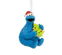 Hallmark Cookie Monster in Santa Hat Sesame Street Christmas Ornament