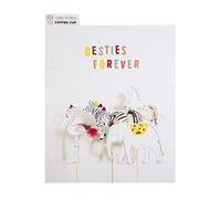 Hallmark Croppers Cupcycled Card for Friend - Photographic Animal Puppets Design