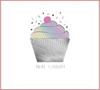 Hallmark Cupcake Open General Greeting/Birthday Card - Treat Yourself!