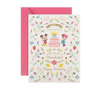 Hallmark Cute Disney Mickey Mouse & Friends 'Dainty Details' Birthday Card