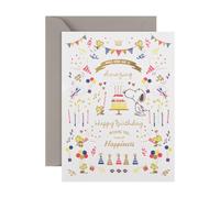Hallmark Cute PEANUTS SNOOPY 'Dainty Details' Birthday Card