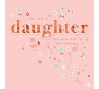 Hallmark - Daughter Birthday Card, Lovely Pink Floral Design with Rose Gold Lettering