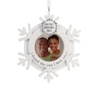 Hallmark Dayspring Our First Christmas Photo Holder 2024 Christmas Ornament