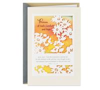 Hallmark DaySpring Religious Sympathy Card (God's Comfort and Hope)