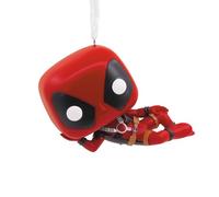Hallmark Deadpool Funko Pop Hanging Christmas Ornament, MARVEL, Resin Tree Decoration