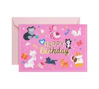 Hallmark Disney Cats 3D Pop-Up Birthday Card | Card measures: 10.7cm x 15.3cm