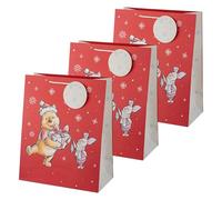 Hallmark Disney Christmas Winnie-the-Pooh Large Gift Bag 3 Pack