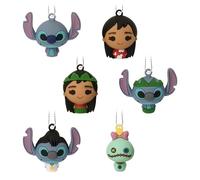 Hallmark Disney Lilo and Stitch Christmas Ornaments, Miniature Set of 6