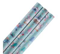 Hallmark Disney Lilo & Stitch Christmas Wrapping Paper Multipack - 12m - 3 x 4M Rolls