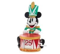 Hallmark Disney Mickey Mouse Drummer Christmas Countdown Calendar | Hard-wearing Plastic, Turn the hand crank to rotate the displayed numbers, H16.5cm by W10.2cm by D10.8cm