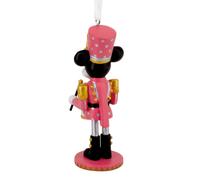 Hallmark Minnie Mouse Nutcracker Ornament, Tree Decoration, Disney, Collectible, Pink, Black, White