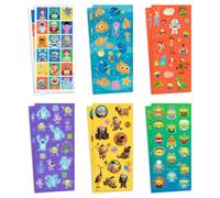 Hallmark Disney Pixar Sticker Book, 12 Sheets, 2 Sheets Each of 3 Designs