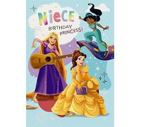 Hallmark Disney Princess Niece Birthday Card - Niece Birthday Princess!