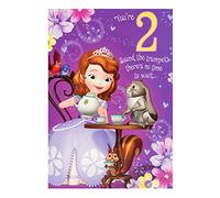 Hallmark Disney Princess Sofia 2nd Birthday Card Let's Celebrate - Medium
