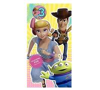 Hallmark Disney Toy Story 3rd Birthday Card - with Badge