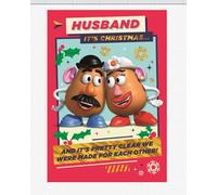 Hallmark Disney Toy Story Mr. and Mrs. Potato Husband Christmas Card - Husband It's Christmas