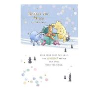 Hallmark Disney Winnie The Pooh Across The Miles Christmas Card - Across The Mile at Christmas