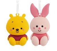 Hallmark Disney Winnie the Pooh and Piglet Better Together Magnetic Christmas Ornaments, Set of 2, Shatterproof