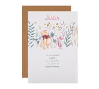 Hallmark Disney Winnie the Pooh 'Happiest' Birthday Card for Sister