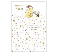 Hallmark Disney Winnie The Pooh Niece Christmas Card - Wonderful Niece