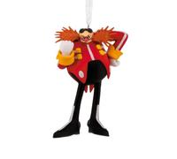 Hallmark Dr. Eggman Sonic The Hedgehog Resin Hanging Christmas Ornament | Ornament measuring 5.7 x 8.9 x 3.2cm, with white loop and ribbon