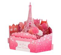 Hallmark Dream Come True Eiffel Tower 3D Pop-Up Valentine's Day Card