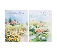 Hallmark Easter Traditional Barnardo's Charity Two Designs Card - Pack of 8